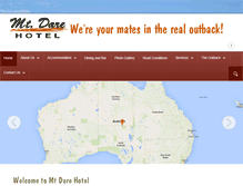 Tablet Screenshot of mtdare.com.au